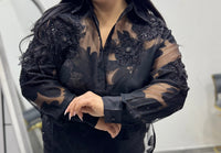 Camicia Flowers Diamond