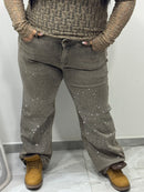 Jeans Full Strass Samy