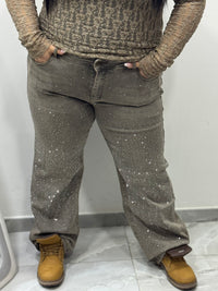 Jeans Full Strass Samy