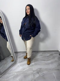 Camicia in jeans crystal