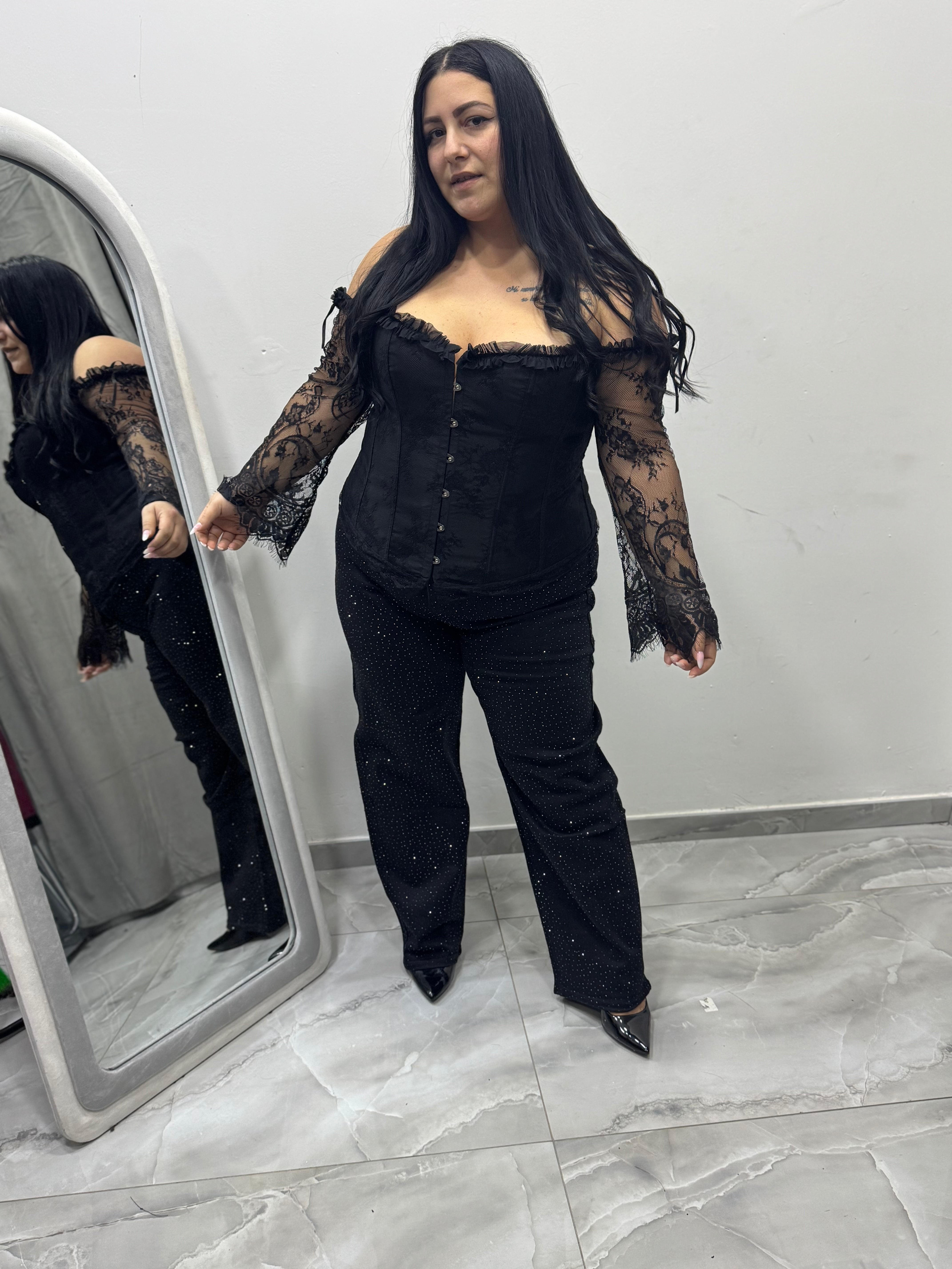 Jeans Full Strass Lory