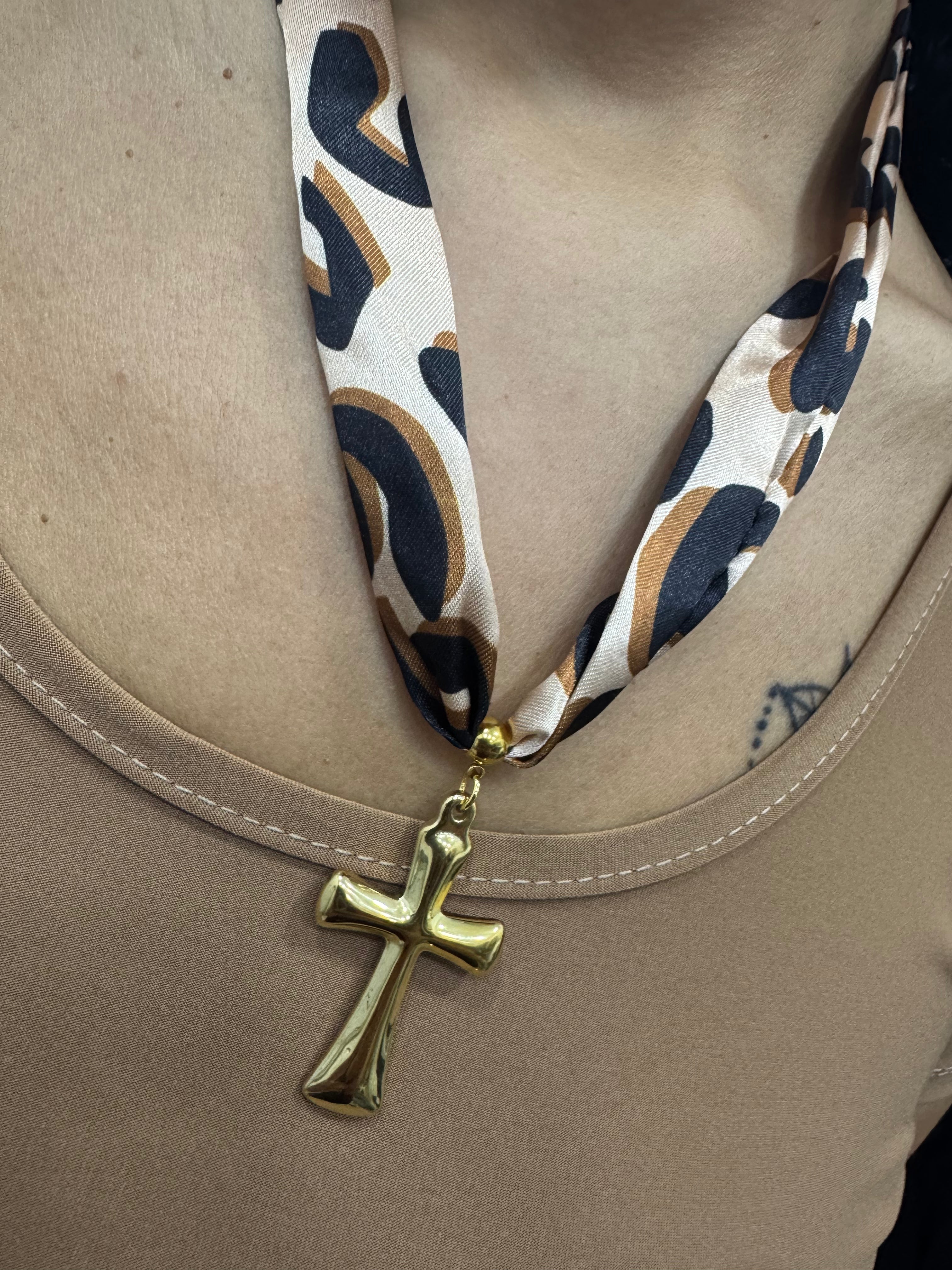 Collana Animal croce